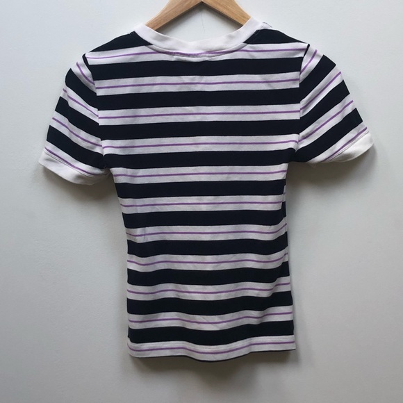 Anthropologie Maeve striped ringer t-shirt - Picture 6 of 10